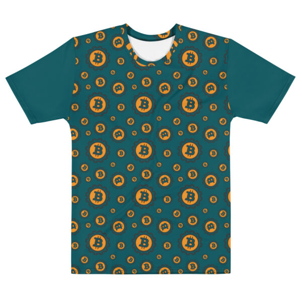 Bitcoin Logo Print Men's T-shirt