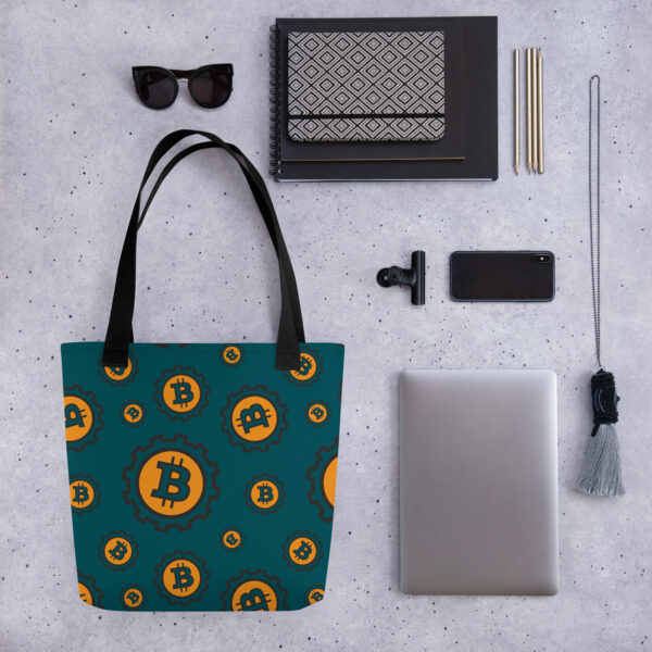 Bitcoin Crypto Print Tote bag - Image 4