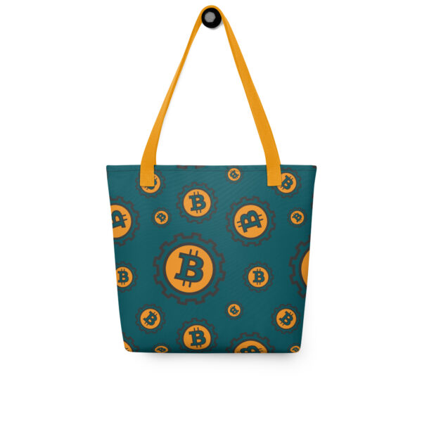 Bitcoin Crypto Print Tote bag - Image 8