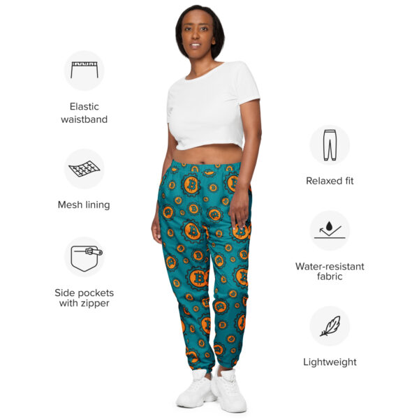 Bitcoin Crypto Print Unisex track pants - Image 5