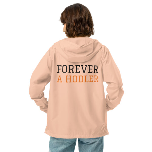 Forever Hodler Bitcoin Shirt Unisex lightweight zip up windbreaker