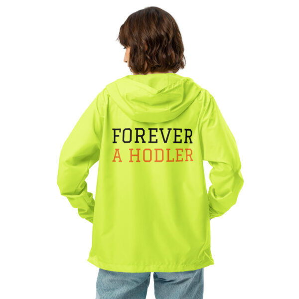 Forever Hodler Bitcoin Shirt Unisex lightweight zip up windbreaker - Image 11