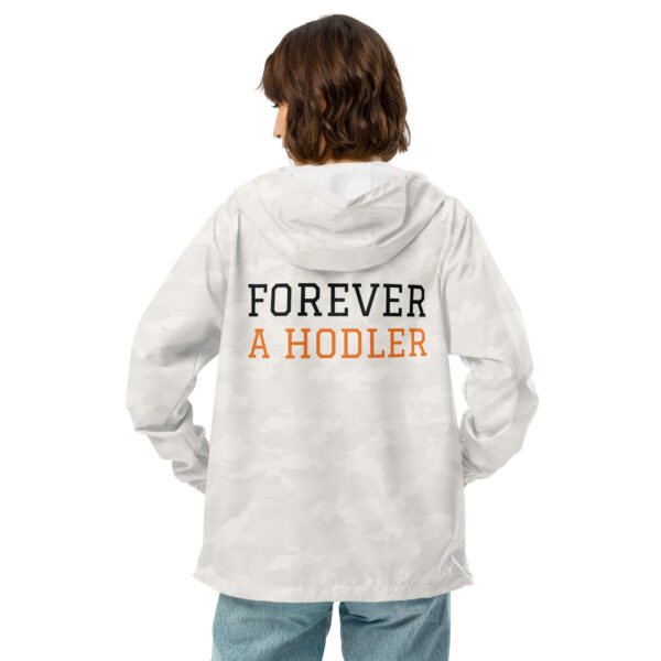 Forever Hodler Bitcoin Shirt Unisex lightweight zip up windbreaker - Image 12