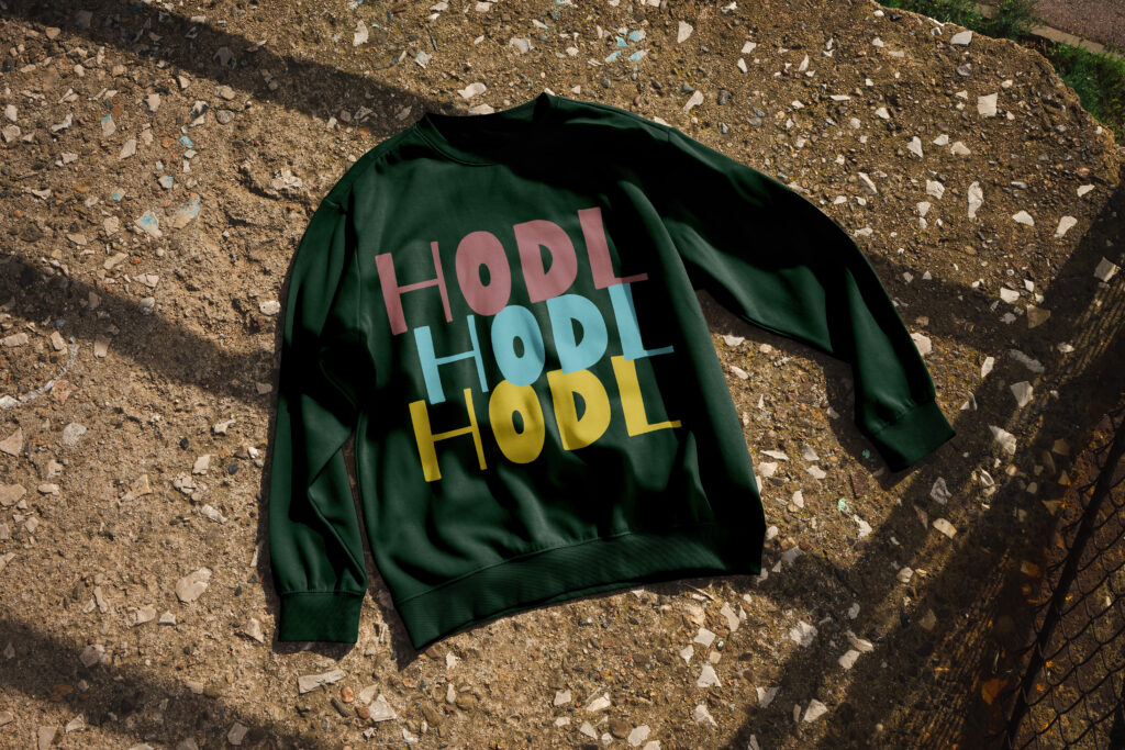 Sweatshirt HODL HODL HODL