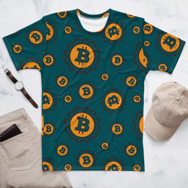 Bitcoin Pattern Print Men's t-shirt