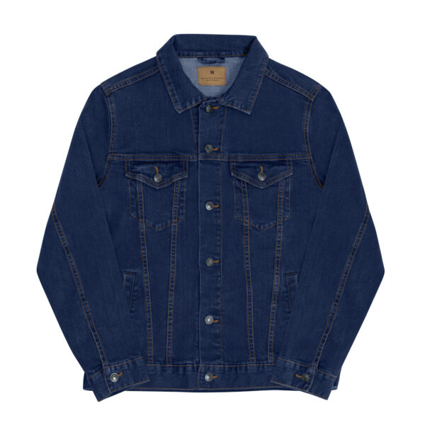 Bitcoin Embroider Unisex Denim Jacket - Image 7