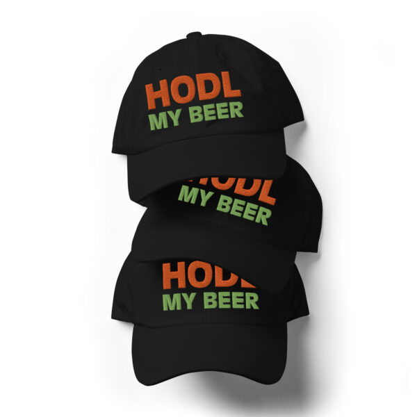 Hodl My Beer Bitcoin Investor Trendy Classic Dad Hat - Image 2