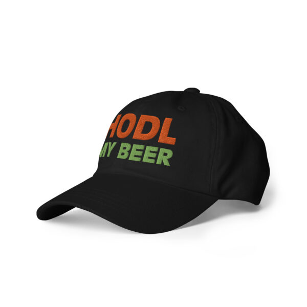 Hodl My Beer Bitcoin Investor Trendy Classic Dad Hat - Image 3