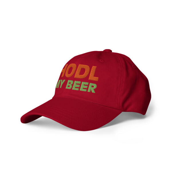 Hodl My Beer Bitcoin Investor Trendy Classic Dad Hat - Image 9