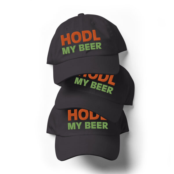 Hodl My Beer Bitcoin Investor Trendy Classic Dad Hat - Image 14