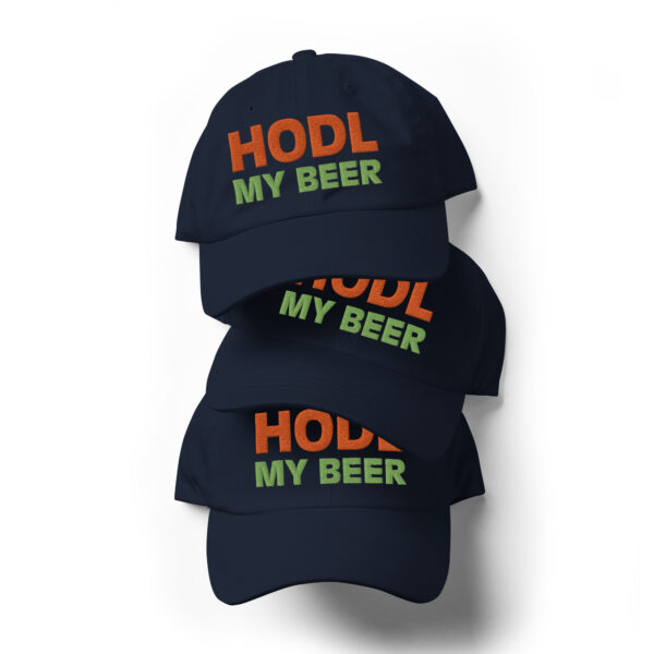 Hodl My Beer Bitcoin Investor Trendy Classic Dad Hat - Image 5