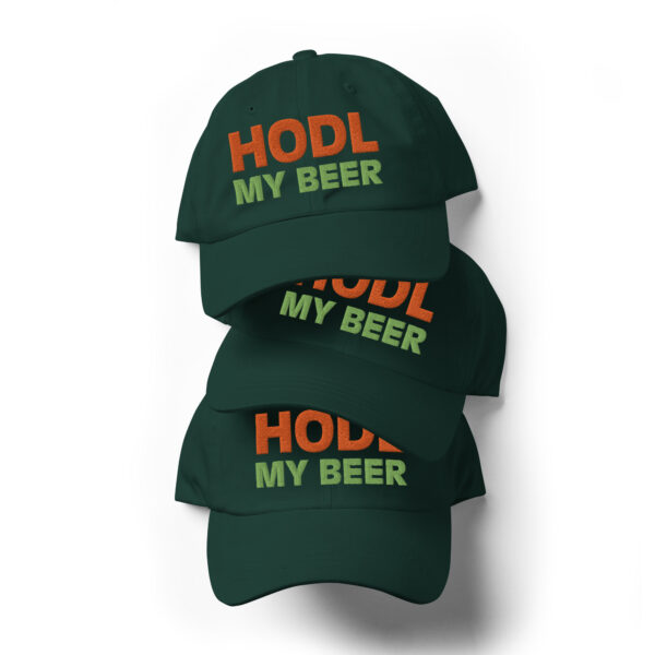 Hodl My Beer Bitcoin Investor Trendy Classic Dad Hat - Image 11