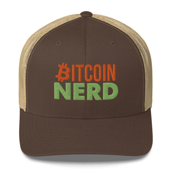 Exclusive Trendy Bitcoin Nerd Trucker Cap - Image 13