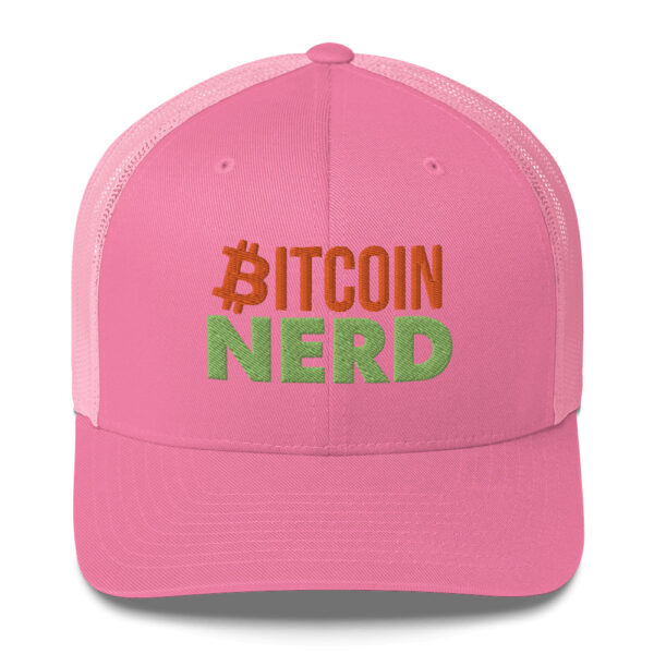 Exclusive Trendy Bitcoin Nerd Trucker Cap - Image 15