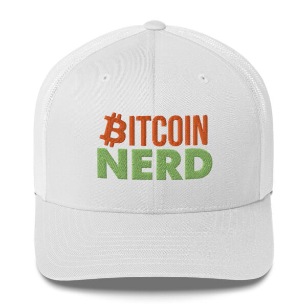 Exclusive Trendy Bitcoin Nerd Trucker Cap - Image 18