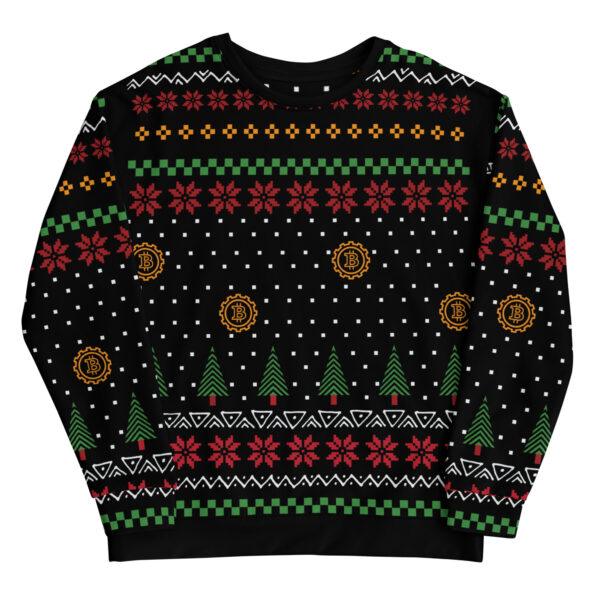 Bitcoin Christmas Recycled Sweatshirt