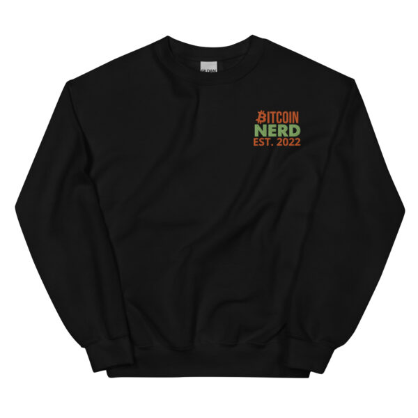 Bitcoin Embroidered Sweatshirt - Image 2