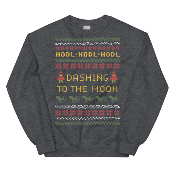 Bitcoin To The Moon Unisex Sweatshirt - Image 5