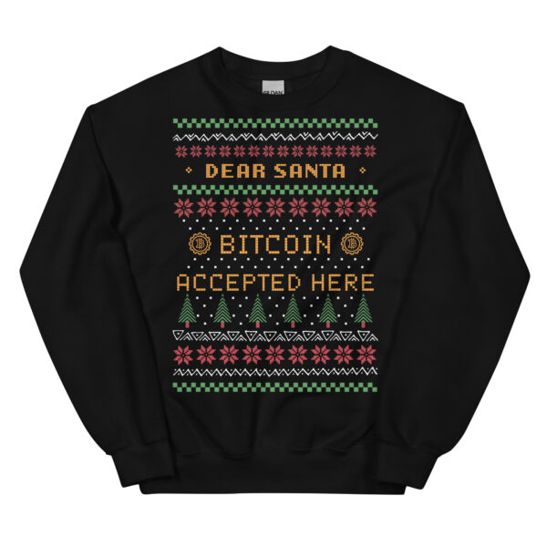 Bitcoin Christmas Unisex Sweatshirt