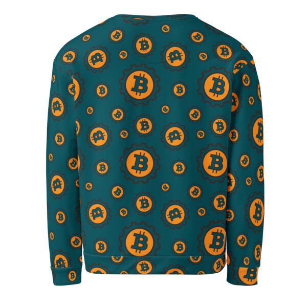 Bitcoin Print Unisex Sweatshirt - Image 3