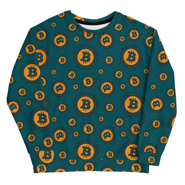 Bitcoin Print Unisex Sweatshirt