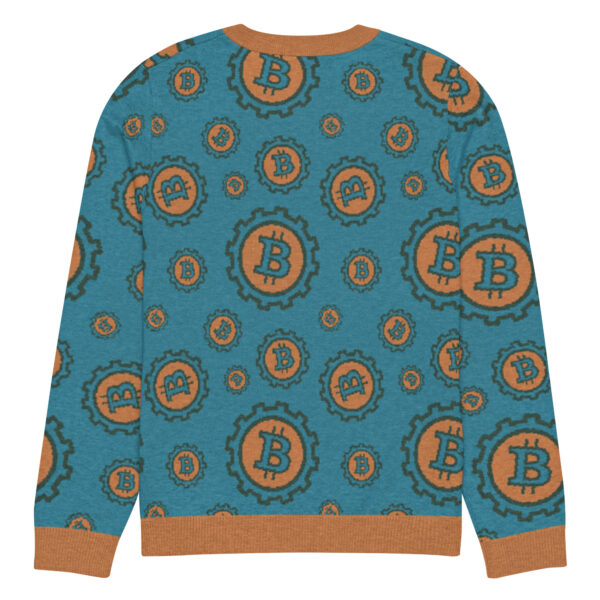 Bitcoin Knitted crew neck sweater - Image 2