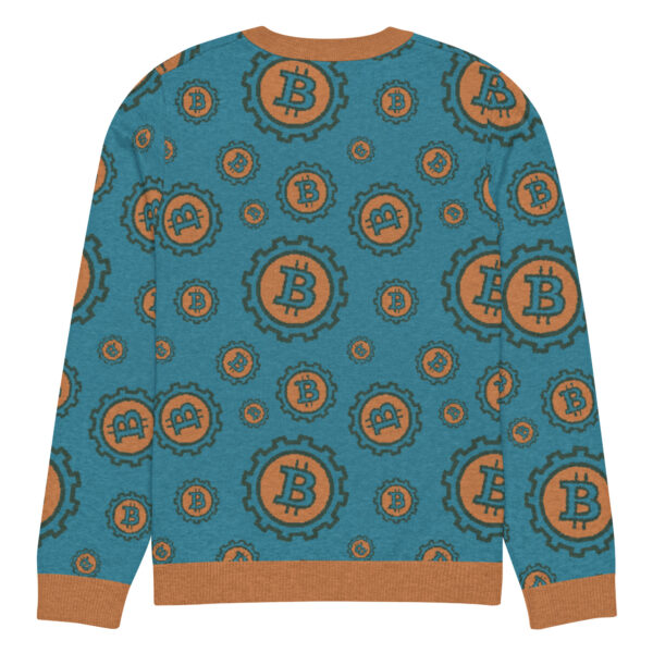 Bitcoin Knitted crew neck sweater - Image 10