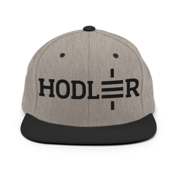 Custom Satoshi Hodler Embroidered Snapback Hat