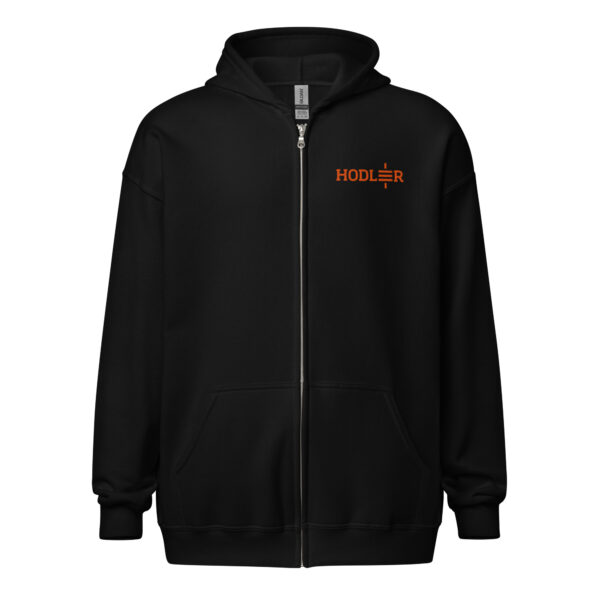 Hodler Embroidered Unisex Heavy Blend Zip Hoodie - Image 8