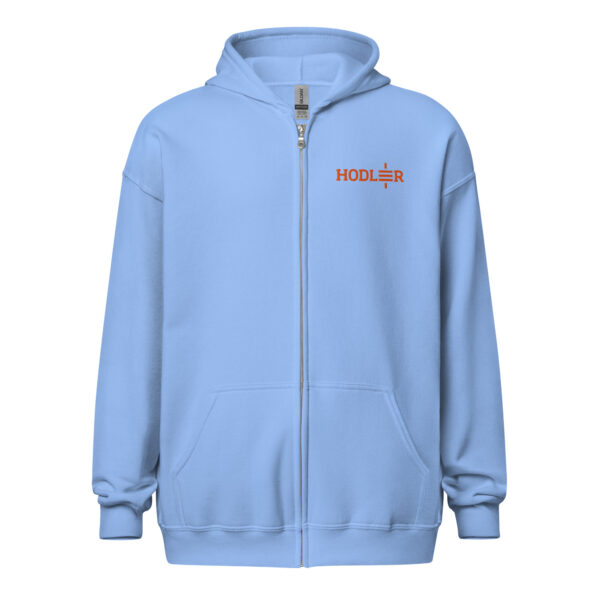 Hodler Embroidered Unisex Heavy Blend Zip Hoodie - Image 11