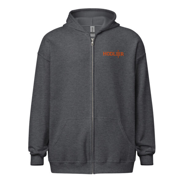 Hodler Embroidered Unisex Heavy Blend Zip Hoodie - Image 9