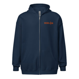 Hodler Embroidered Unisex Heavy Blend Zip Hoodie
