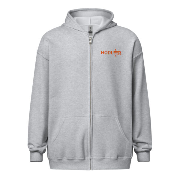 Hodler Embroidered Unisex Heavy Blend Zip Hoodie - Image 12