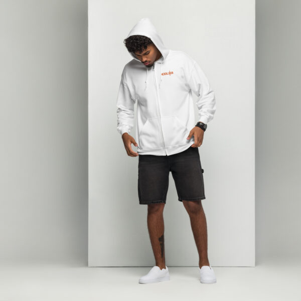Hodler Embroidered Unisex Heavy Blend Zip Hoodie - Image 7